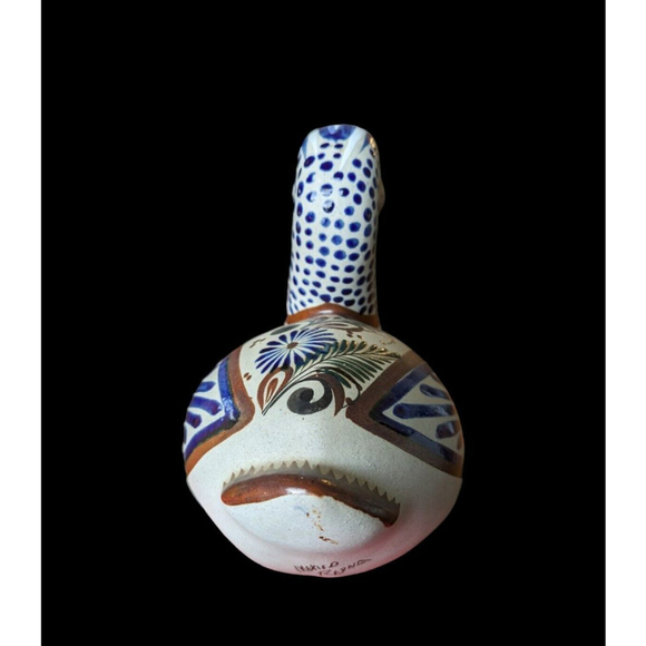 Vintage Mexican Folk Art Hand Painted Duck 6” - Picture 4 of 7